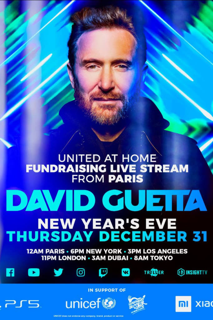 David Guetta | United at Home - Fundraising Live from Musée du Louvre, Paris, France