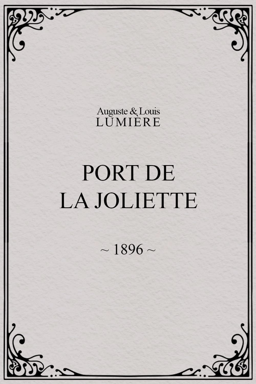 Port de la Joliette (1896)