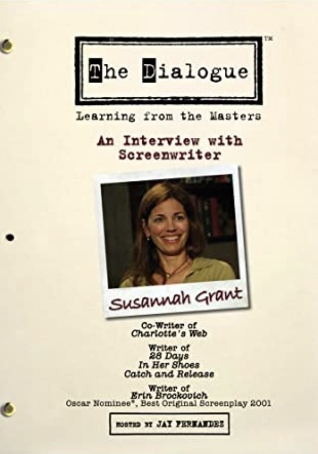 The Dialogue: An Interview with Screenwriter Susannah Grant