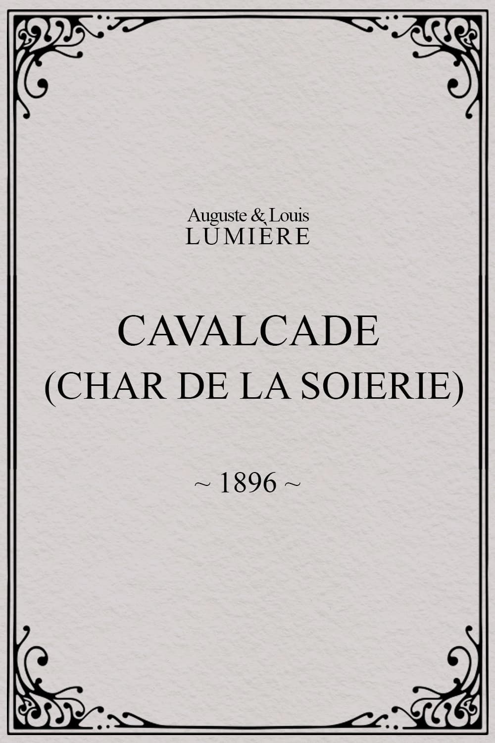 Cavalcade (char de la soierie) (1896)