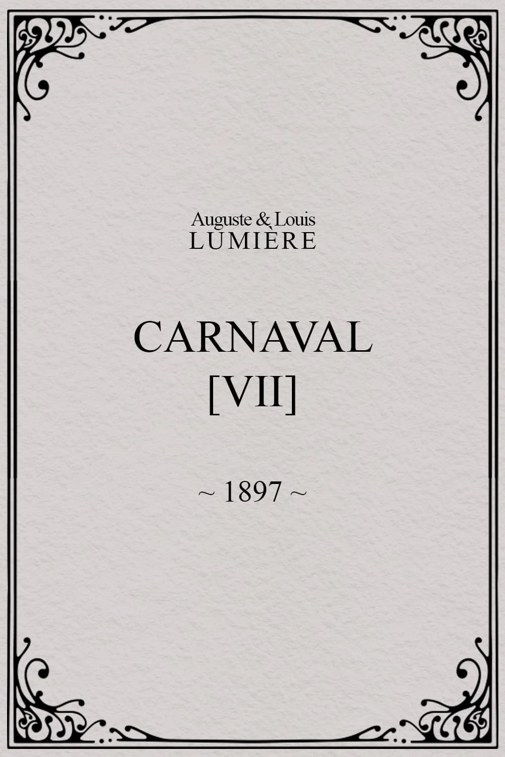 Carnaval, [VII] (1897)