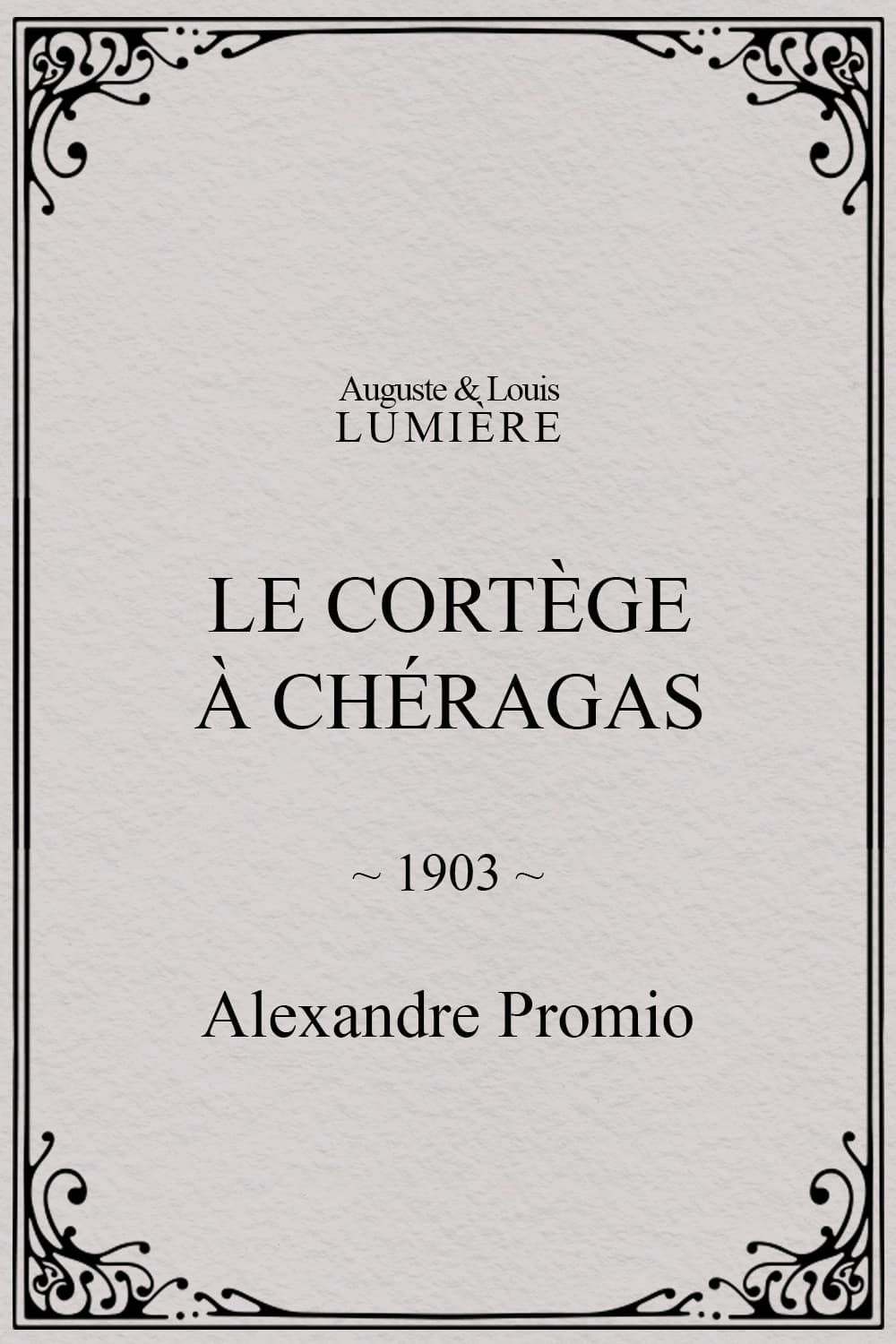 Le cortège à Chéragas (1903)