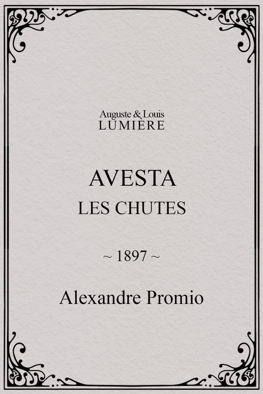 Avesta : les chutes (1897)