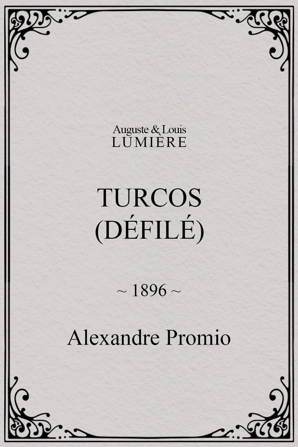 Turcos (défilé) (1896)