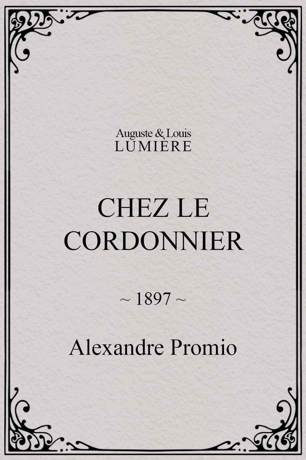 Chez le cordonnier (1897)