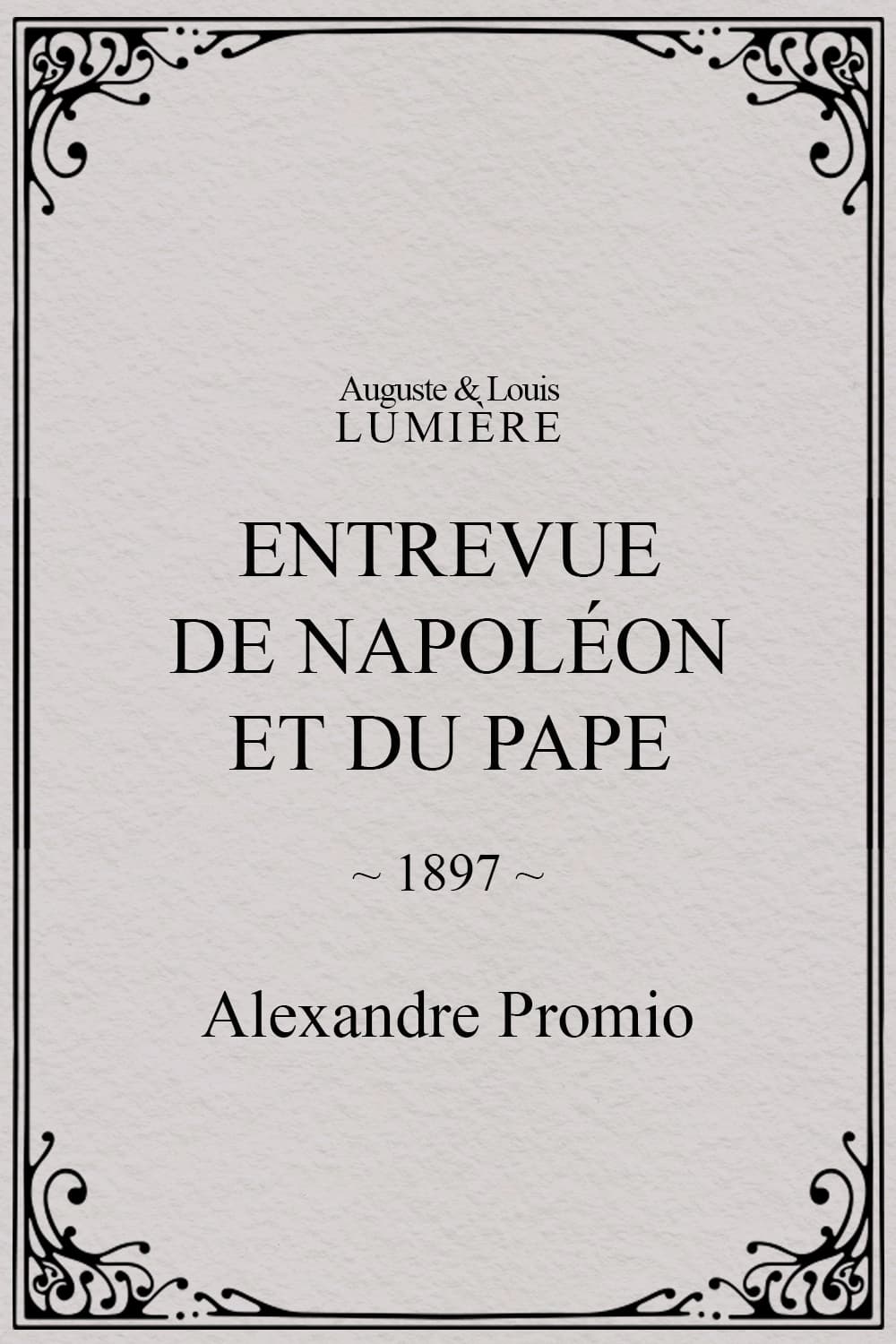 Interview Between Napoleon and the Pope (1897)