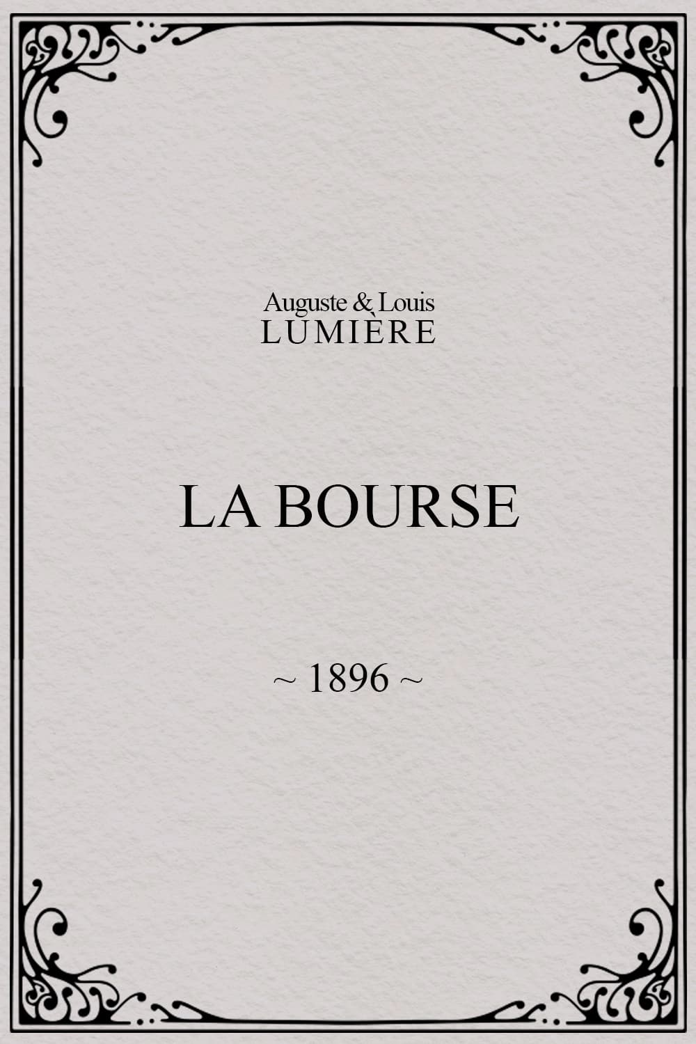 La Bourse (1896)
