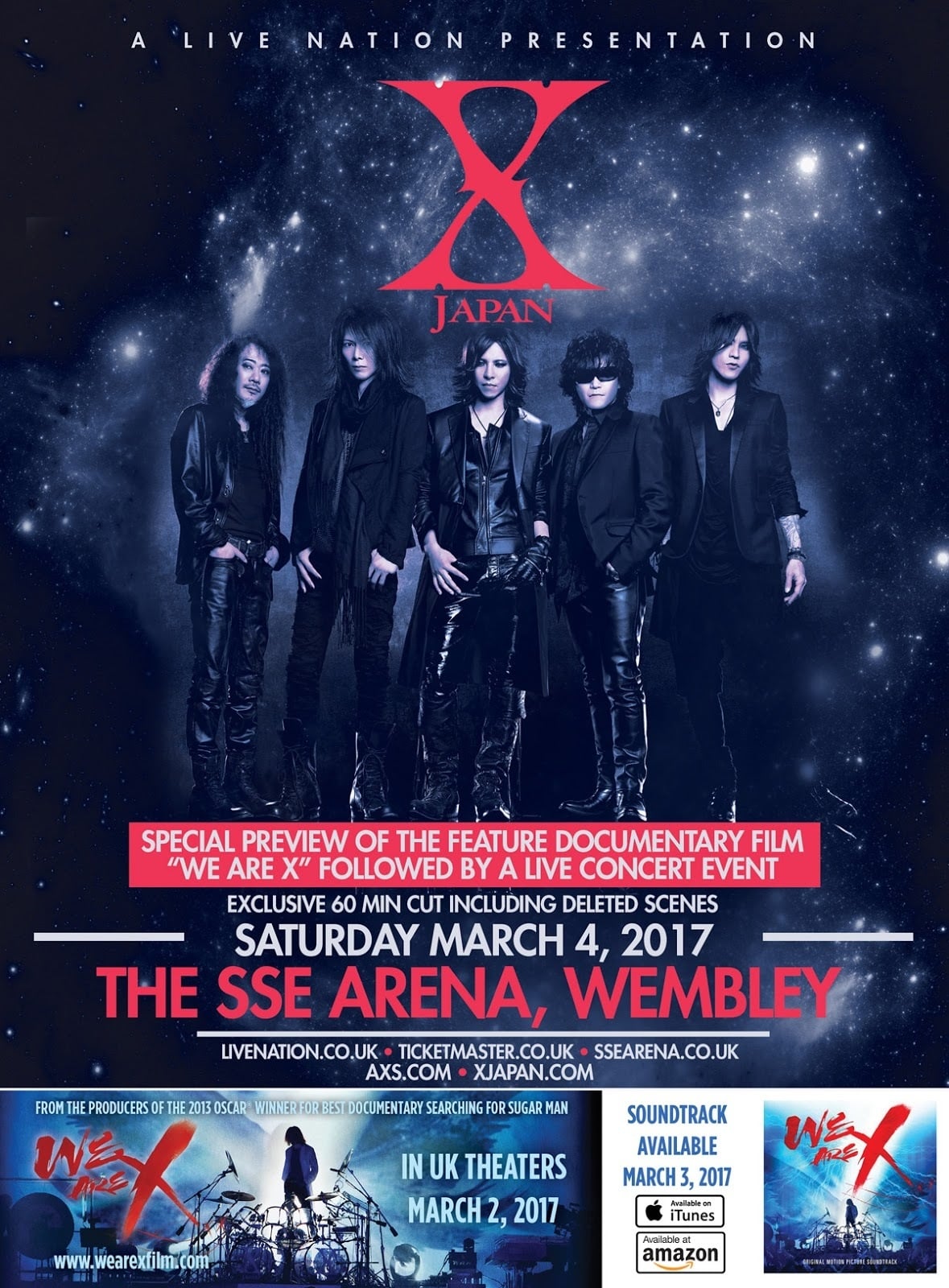 x japan live 2017 at the Wembley arena