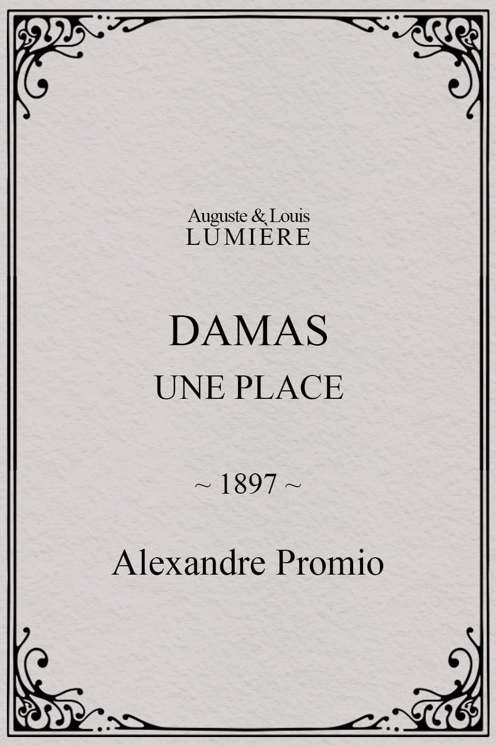 Damas, une place (1897)