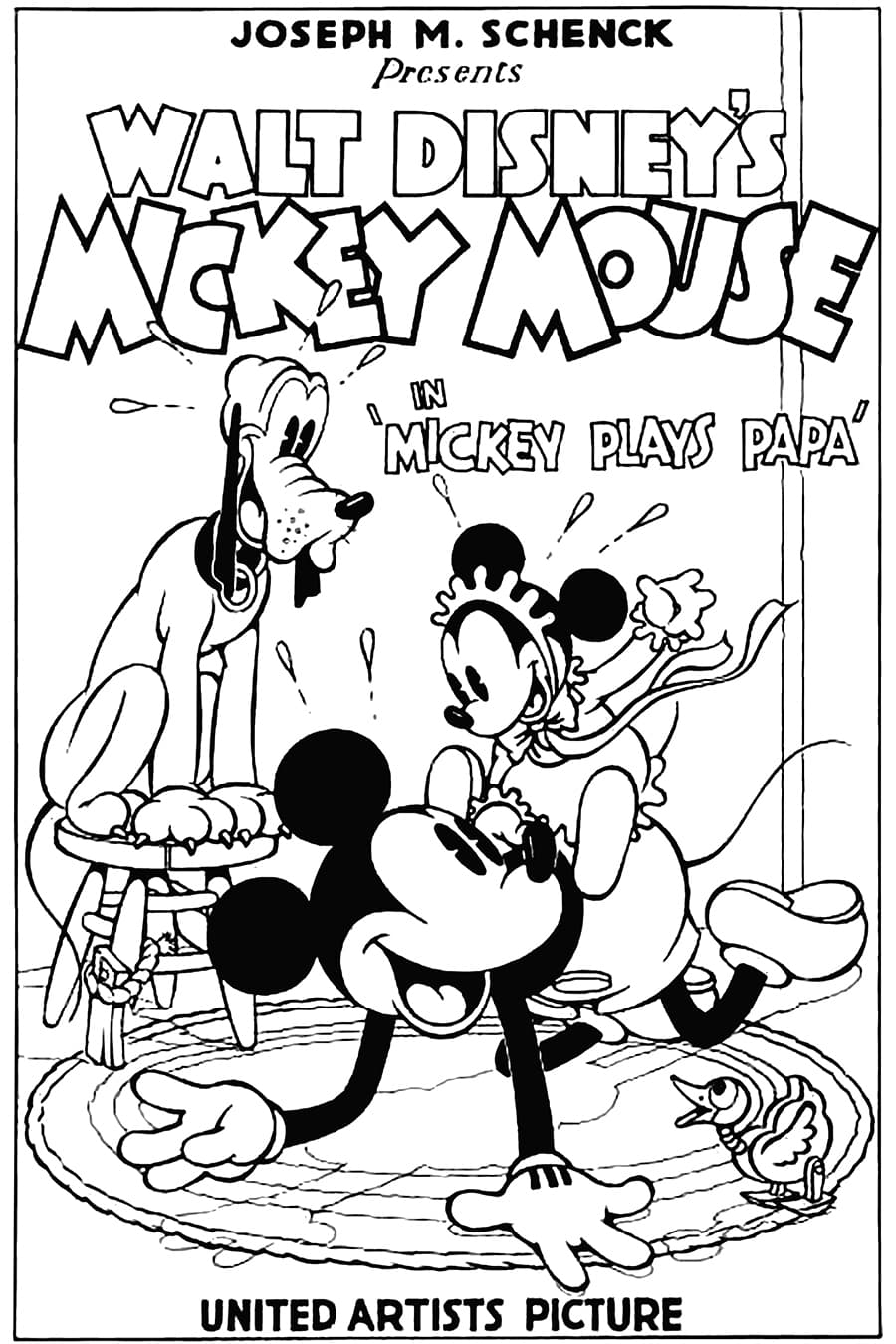 Mickey Plays Papa (1934)