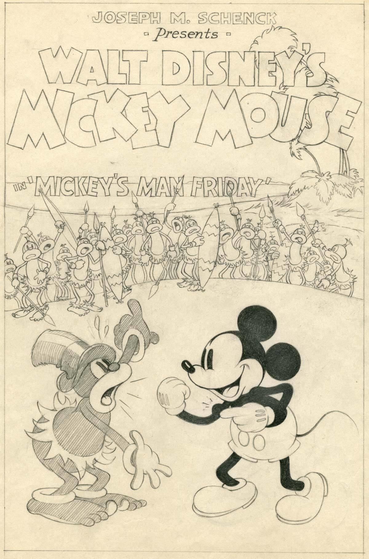 Mickey's Man Friday (1935)
