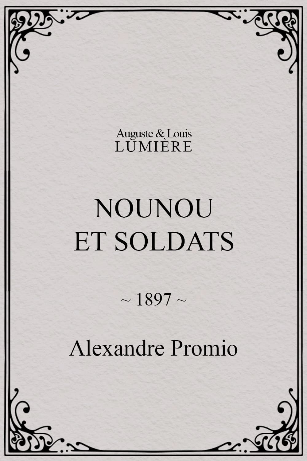 Nounou et soldats (1897)