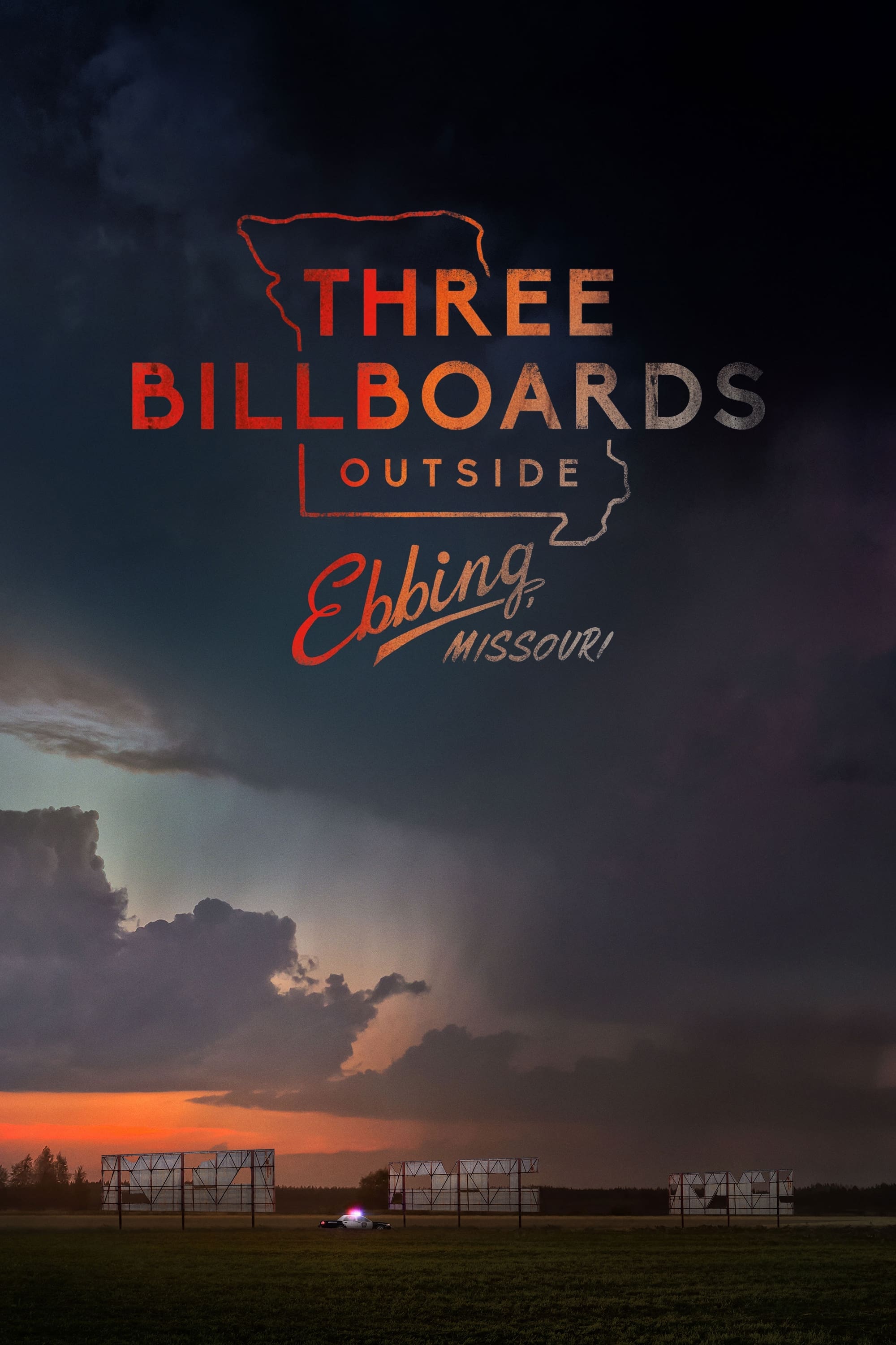 Trois affiches tout près d'Ebbing, Missouri