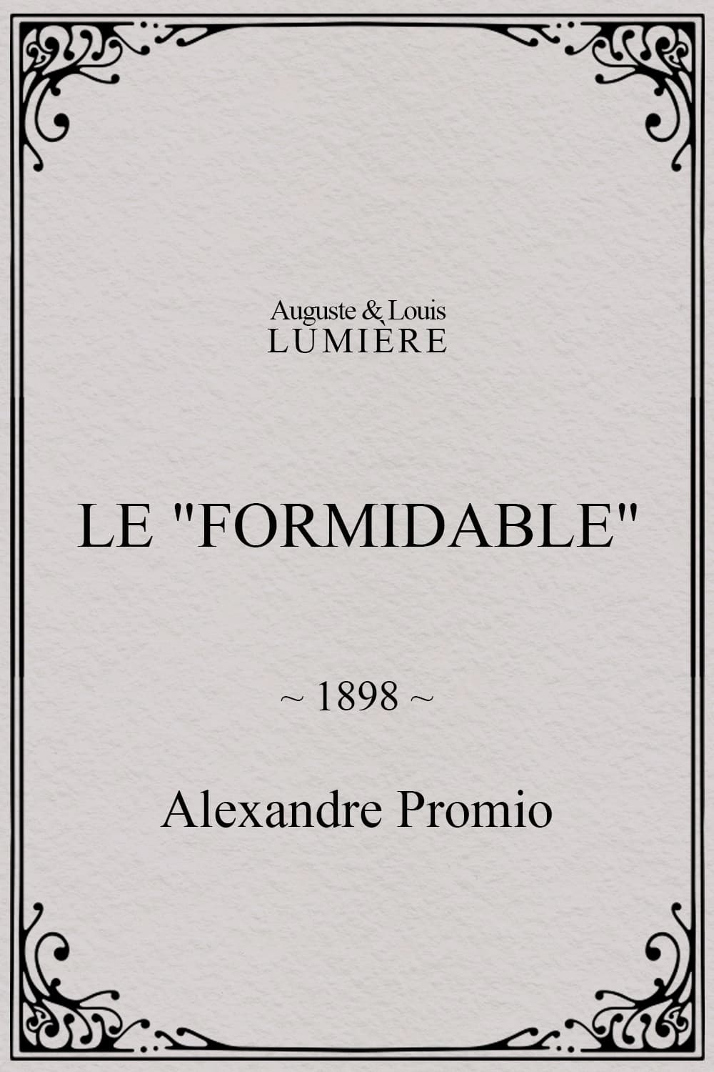 Le "Formidable" (1898)
