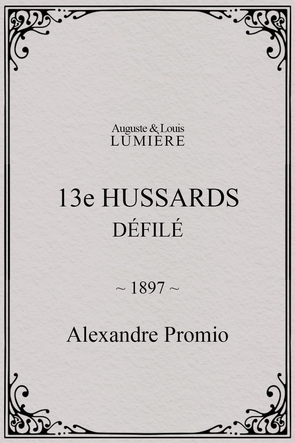 13e hussards : défilé (1897)