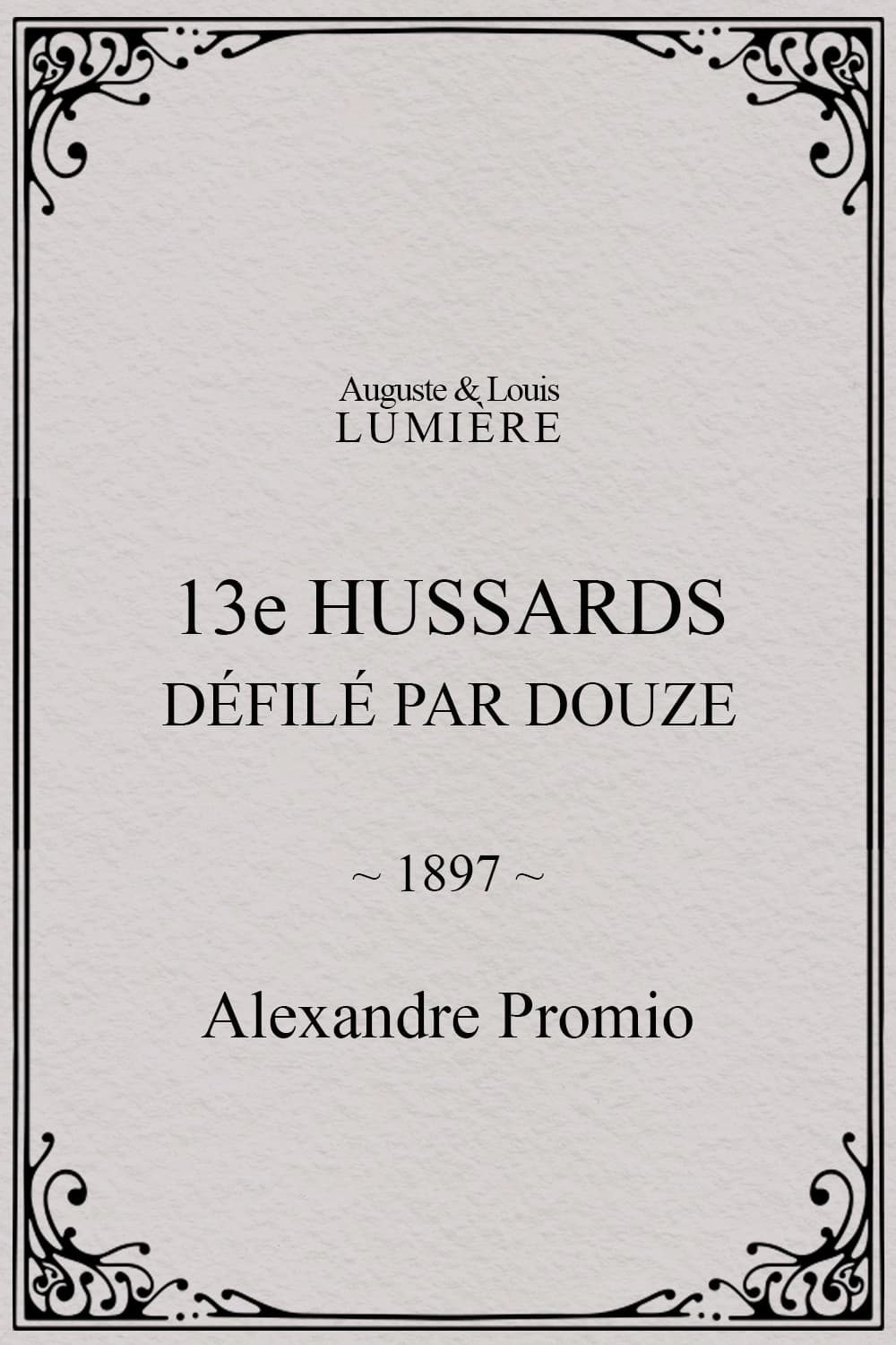 13e hussards : défilé par douze