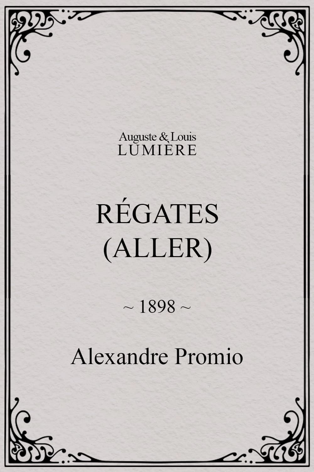 Régates (aller) (1898)