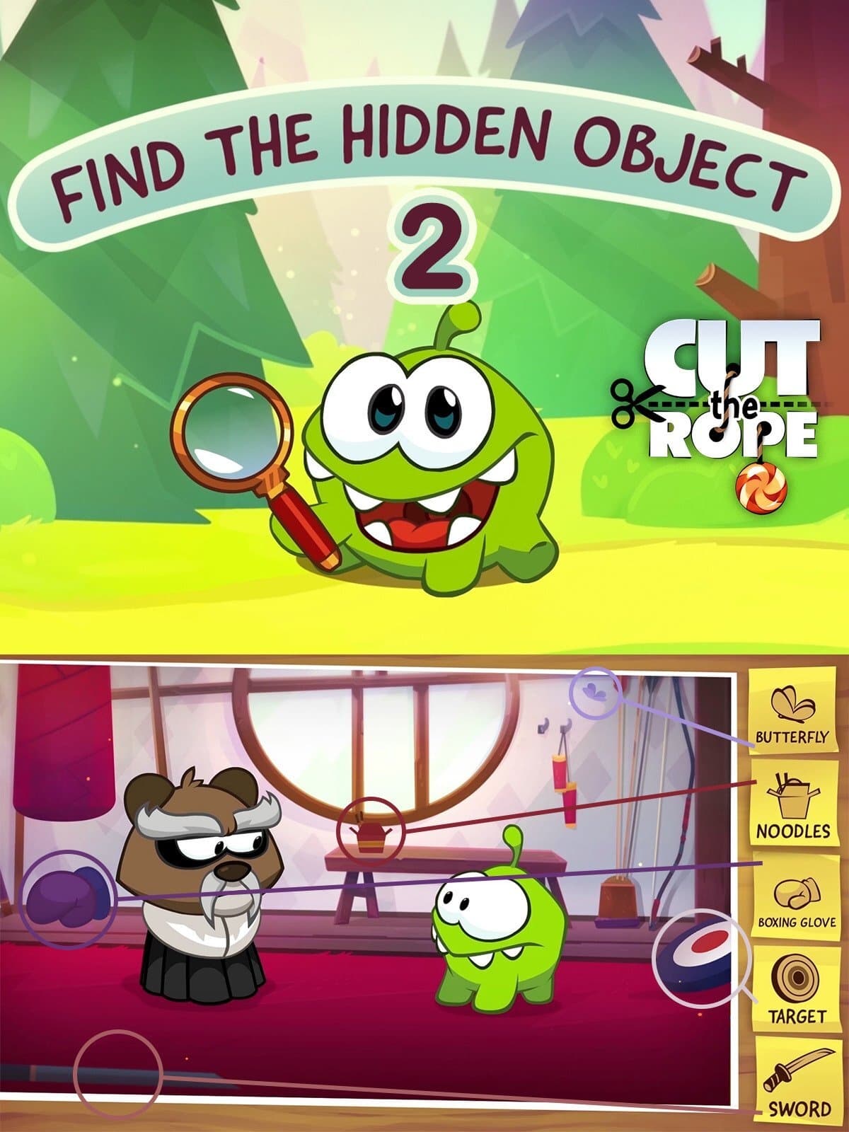 Cut the Rope - Find the Hidden Object 2