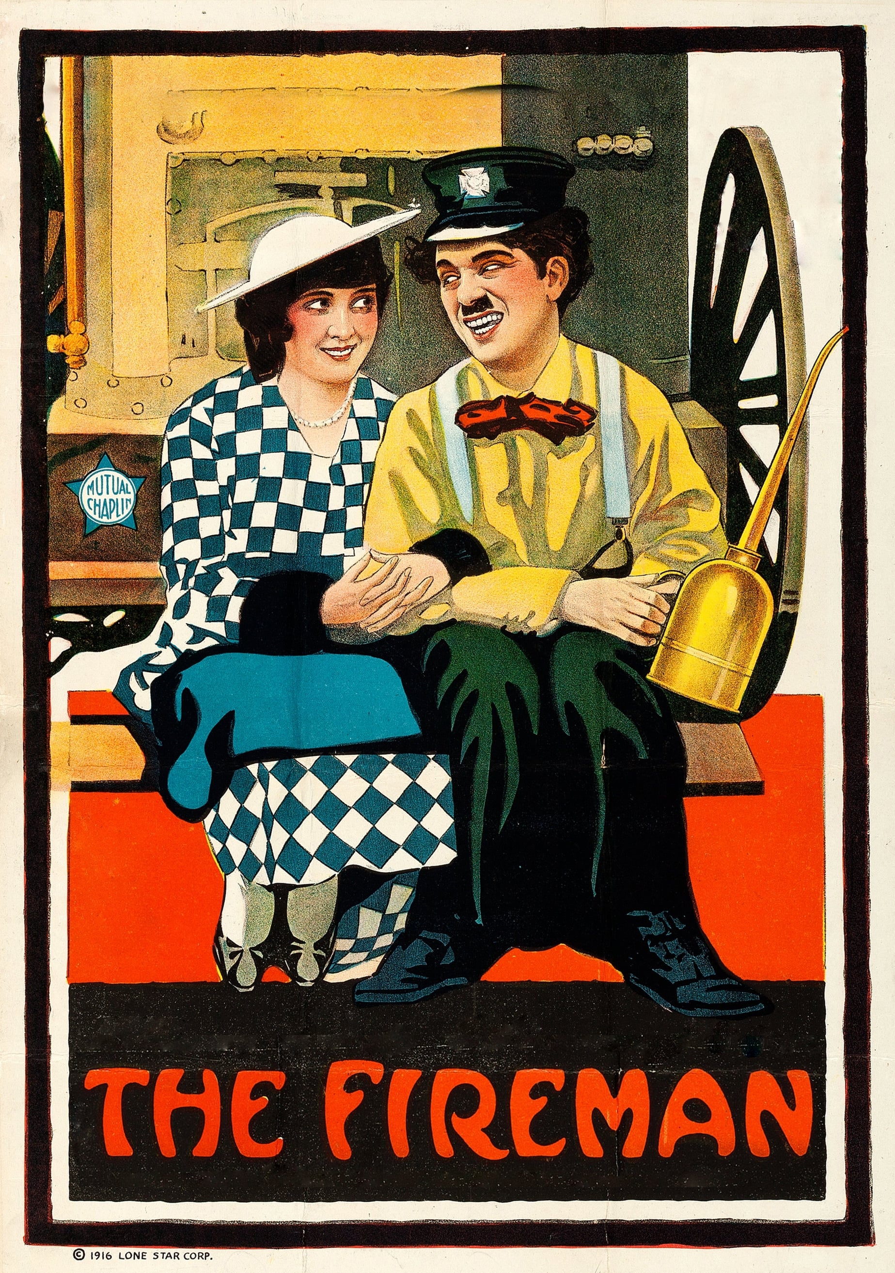 Charlot, bombero (1916)