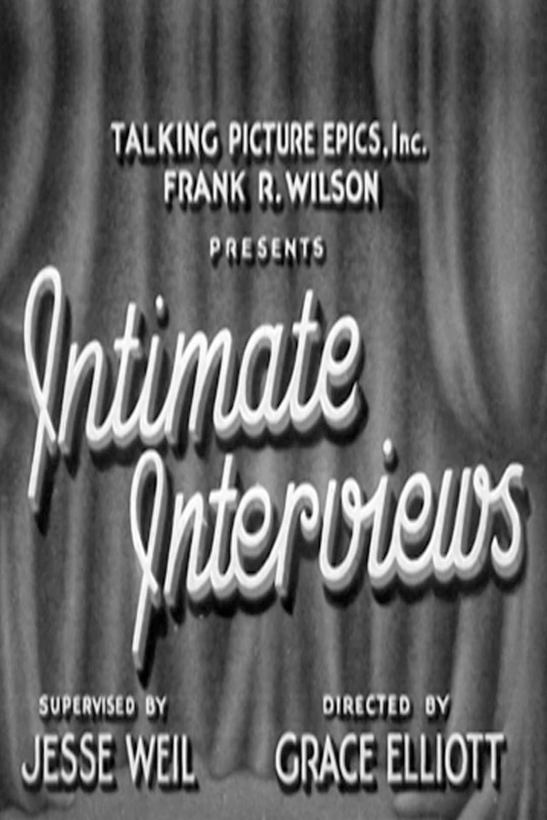 Intimate Interviews: Walter Huston