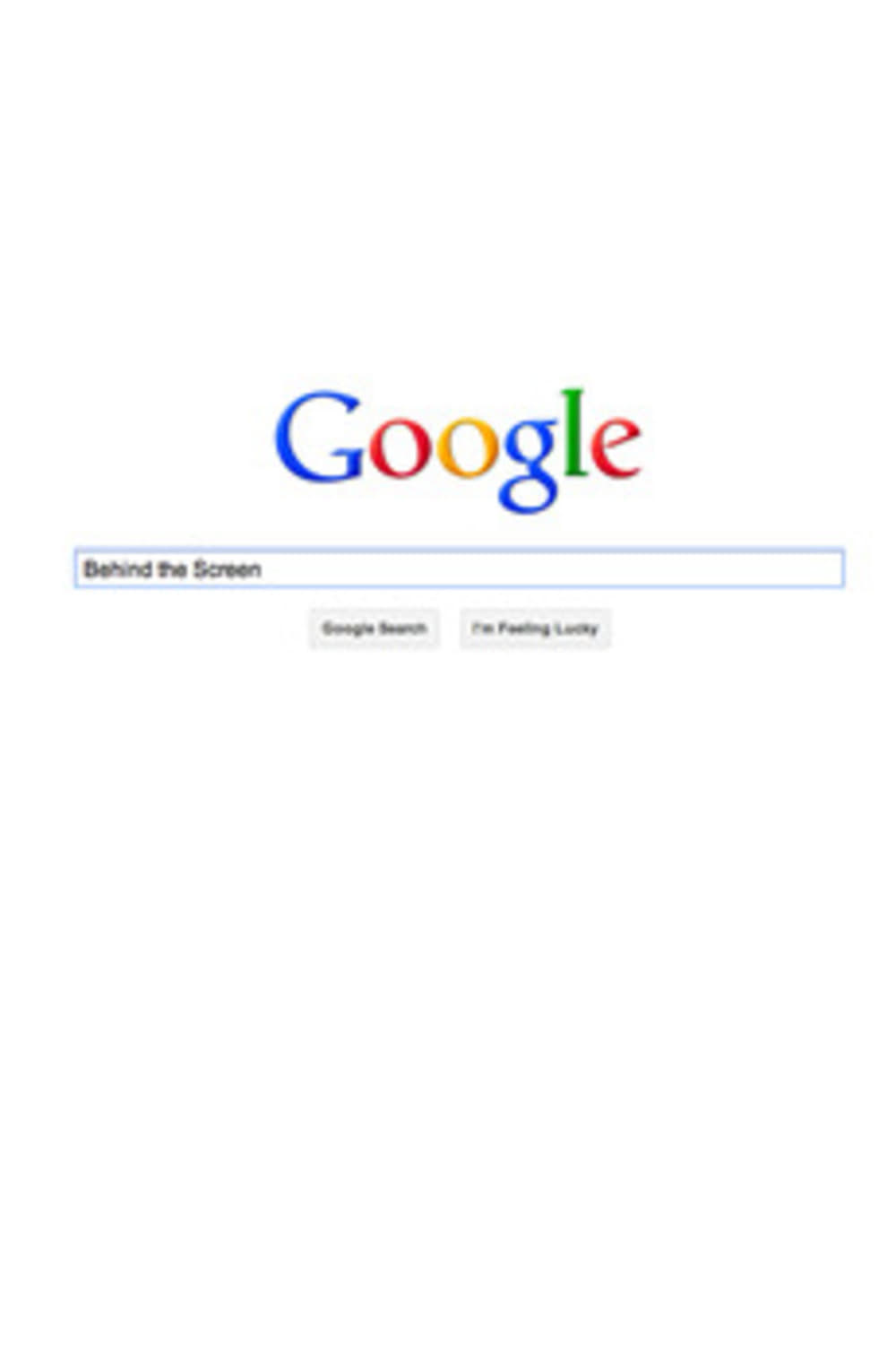 Google: Behind the Screen