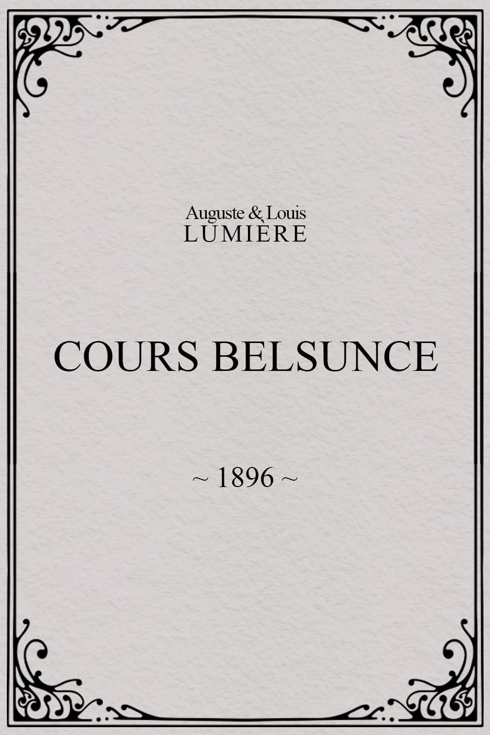 Cours Belsunce (1896)