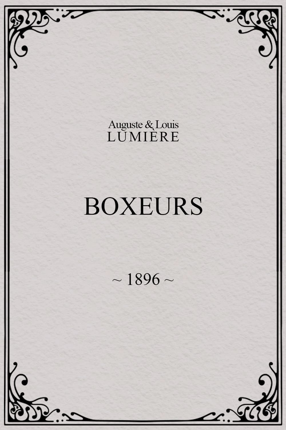 Boxeurs (1896)