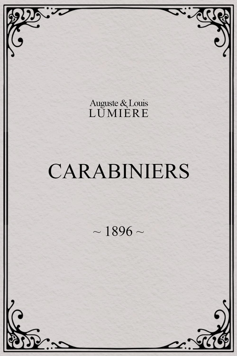 Carabiniers (1896)