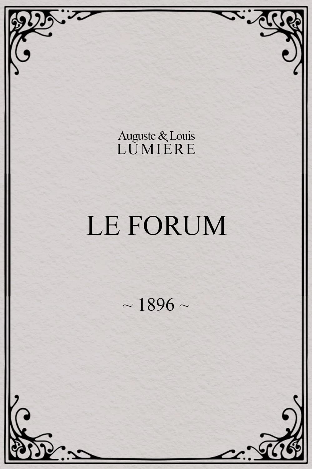 Le forum (1896)