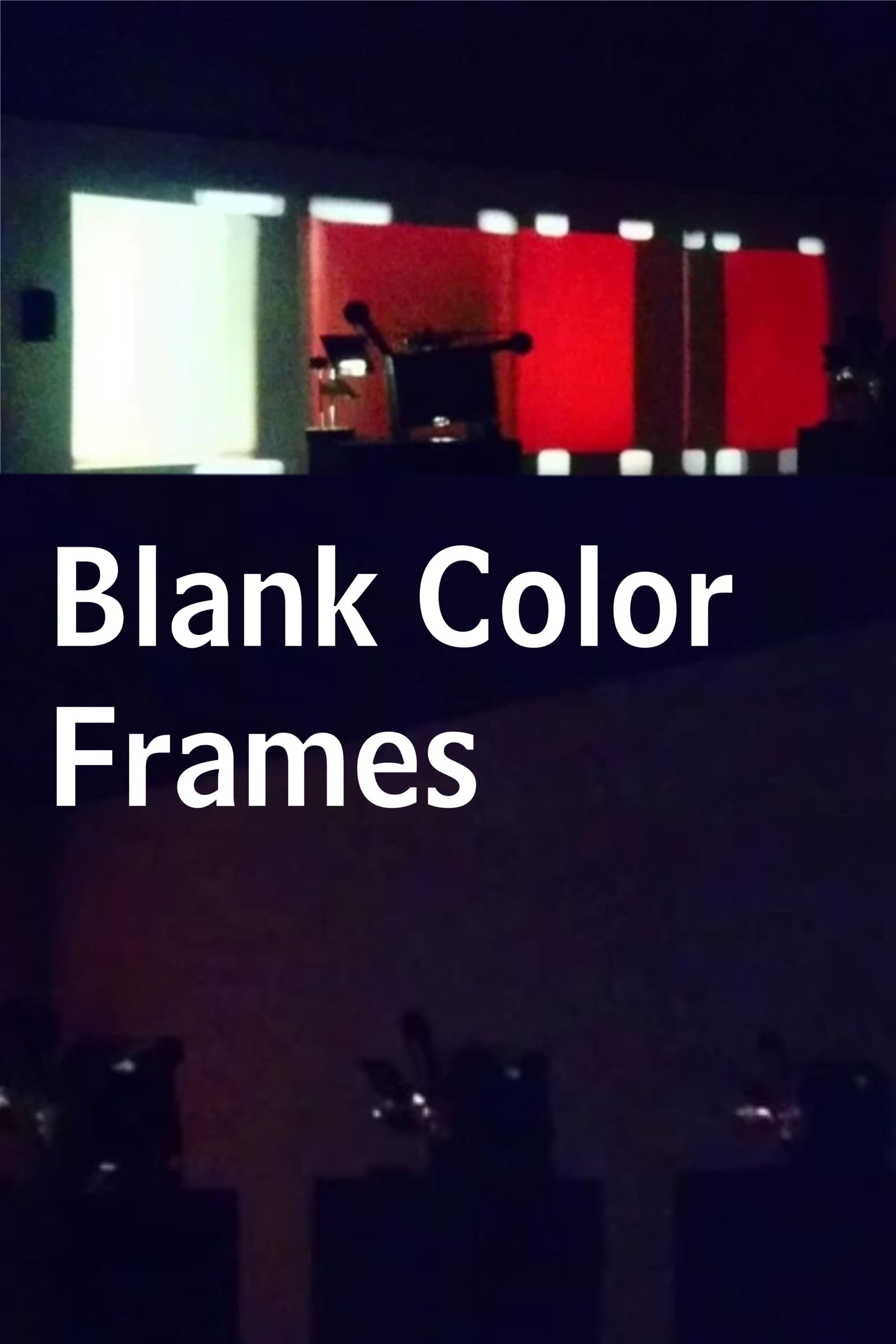Analytical Studies IV: Blank Color Frames