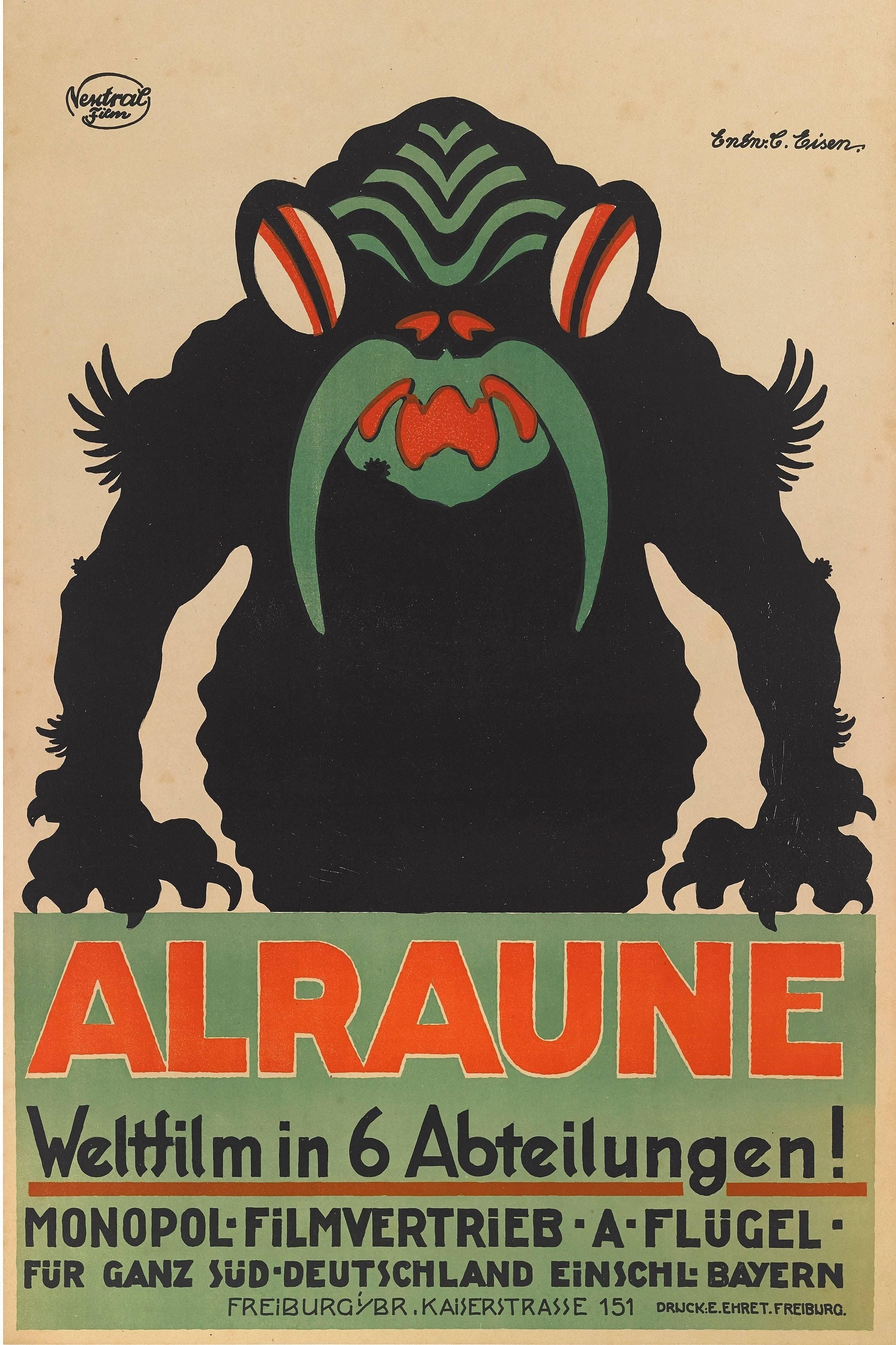 Alraune, die Henkerstochter, genannt die rote Hanne (1918)