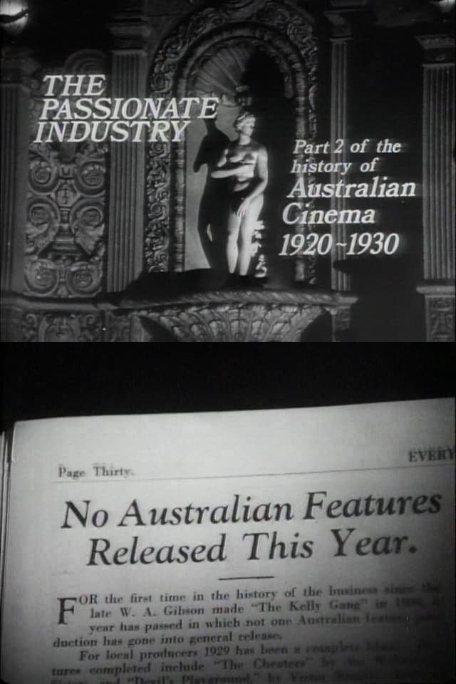 The Passionate Industry: Australian Cinema 1920-1930