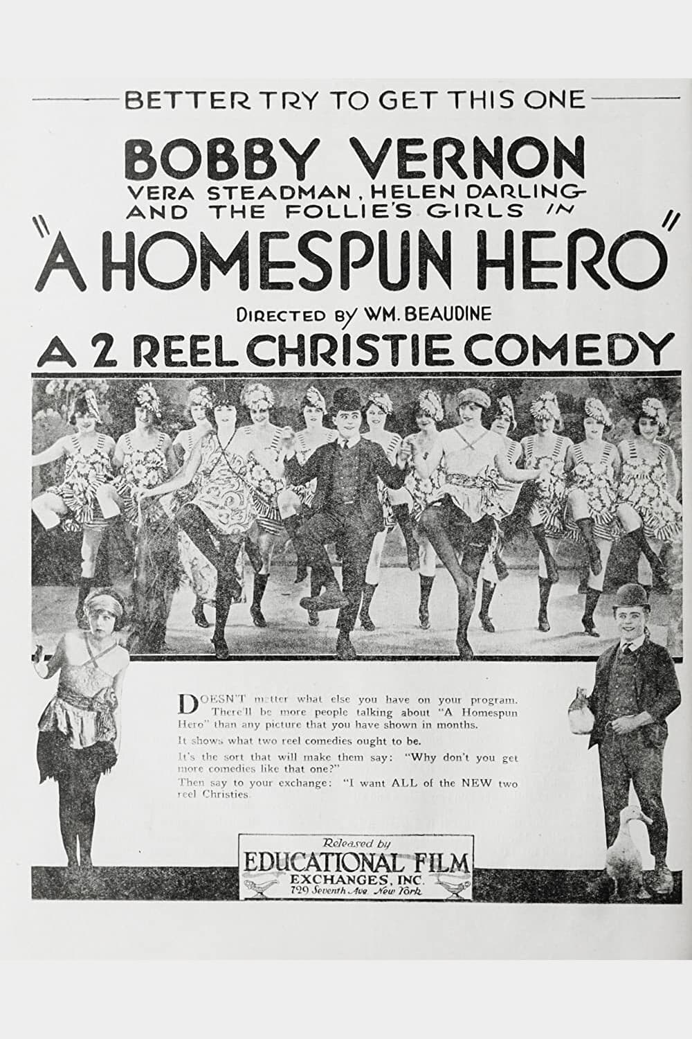 A Home Spun Hero (1920)