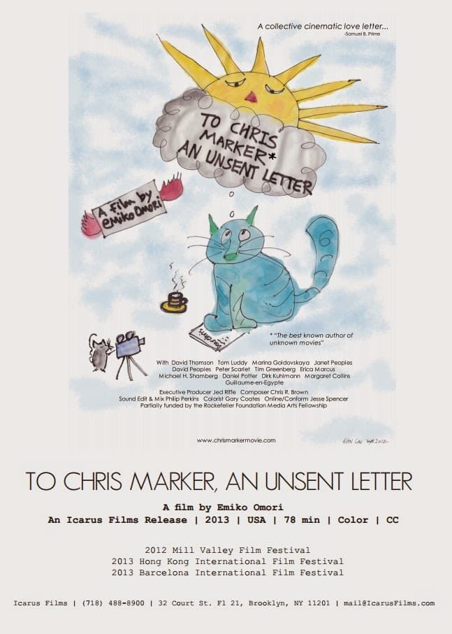 To Chris Marker, an Unsent Letter