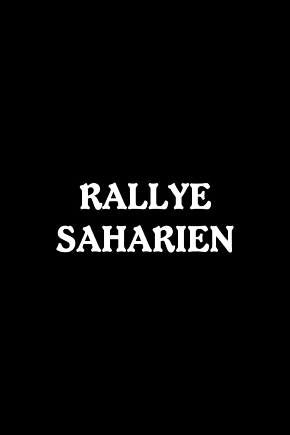 Rallye saharien