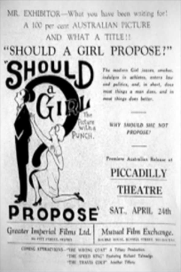 Should a Girl Propose?
