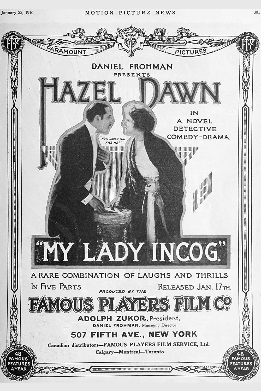 My Lady Incog. (1916)