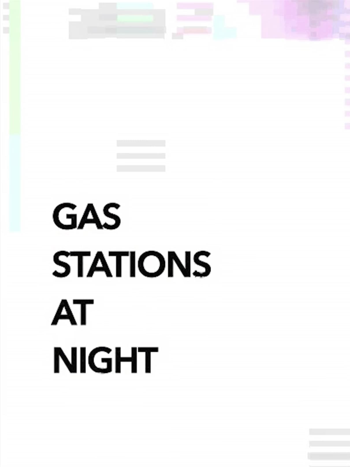 Gas Stations at Night (Wild Radio 1)