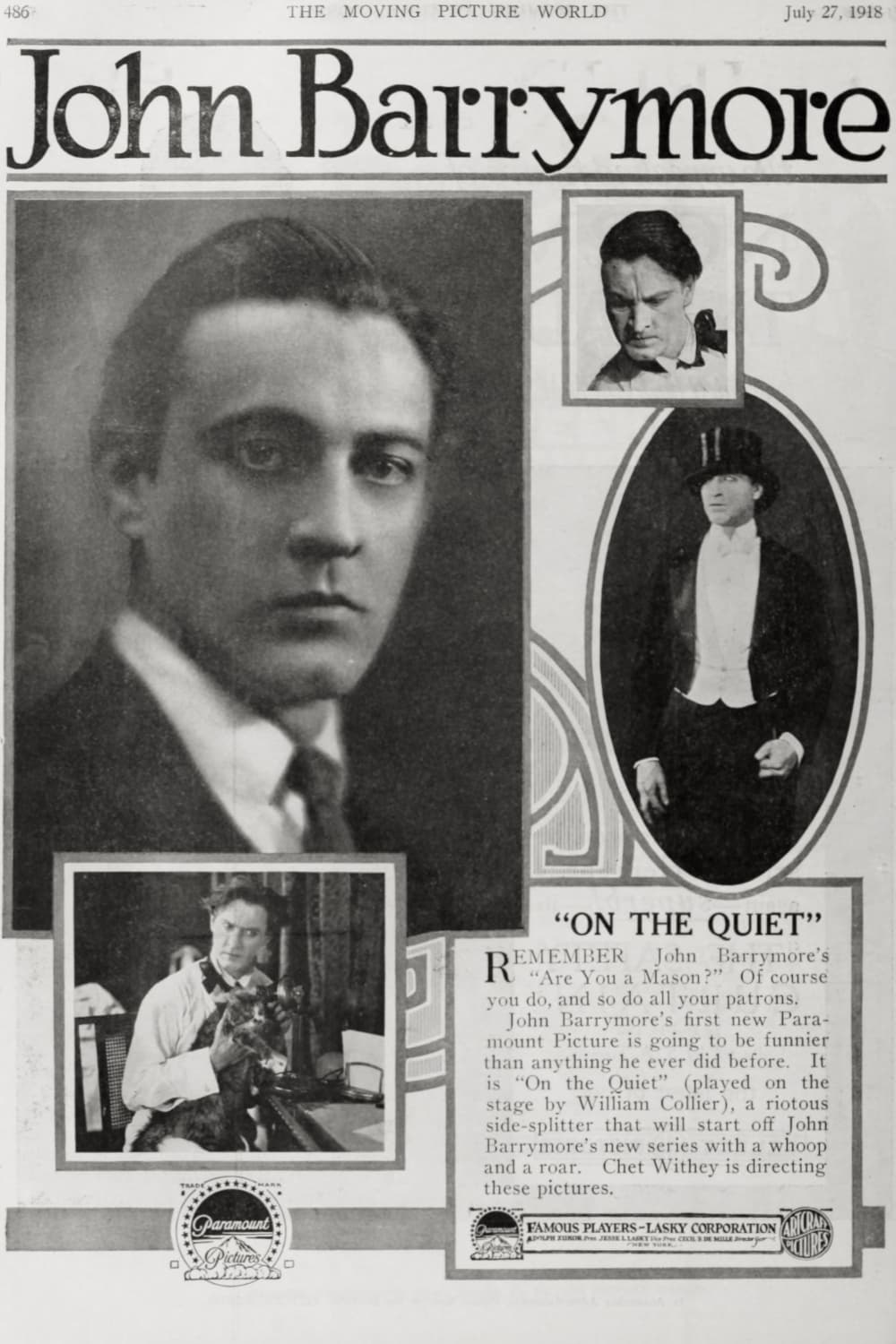 On the Quiet (1918)