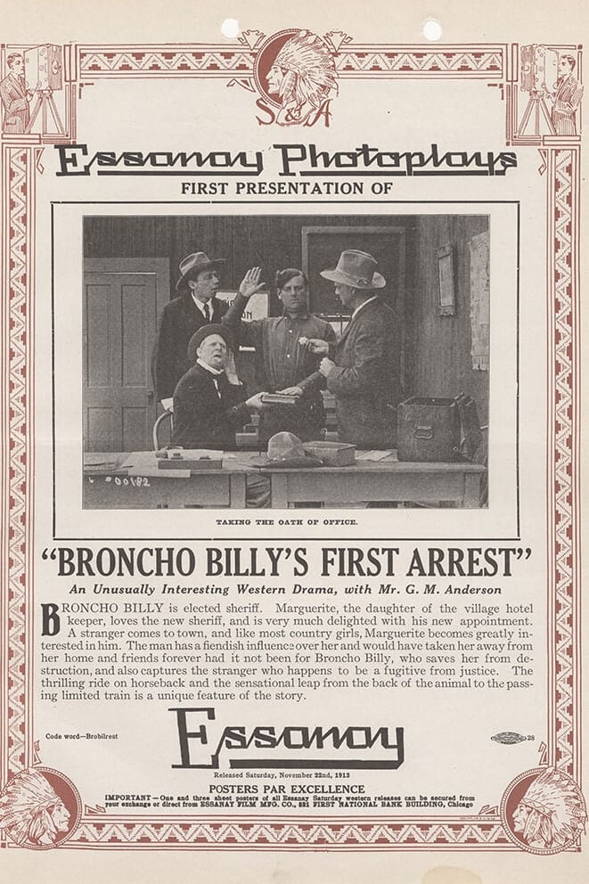 Broncho Billy's First Arrest