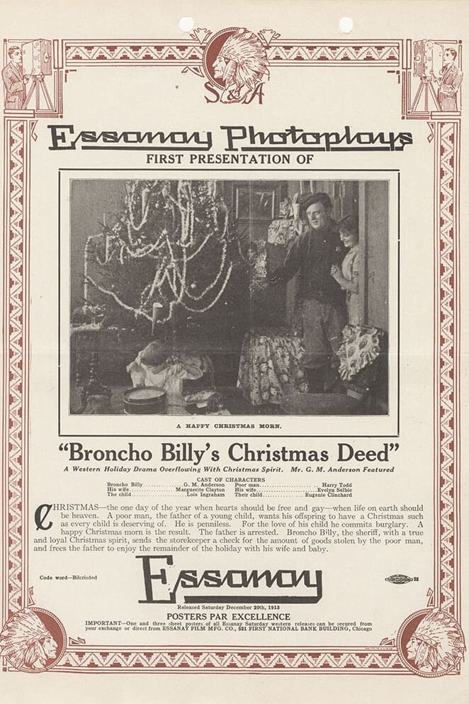 Broncho Billy's Christmas Deed