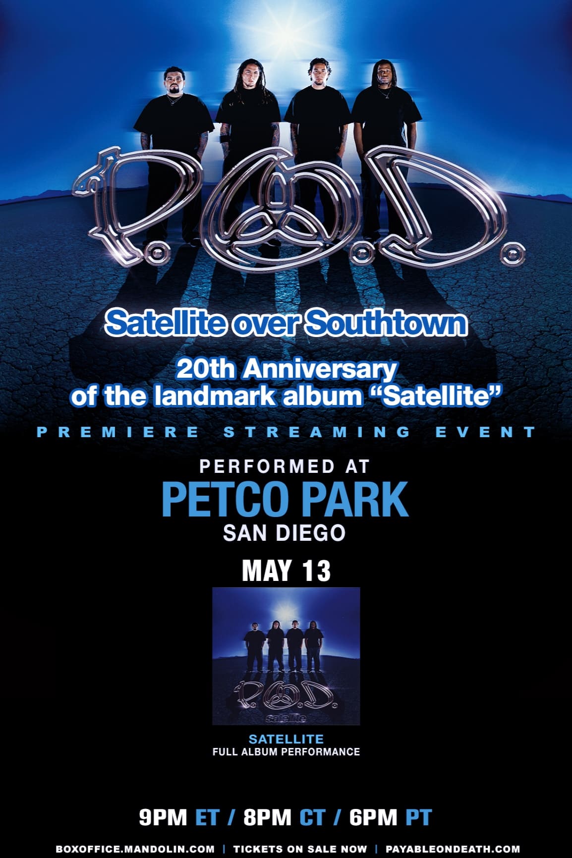 P.O.D. - Satellite Over Southtown: "Satellite" Full Album Performance