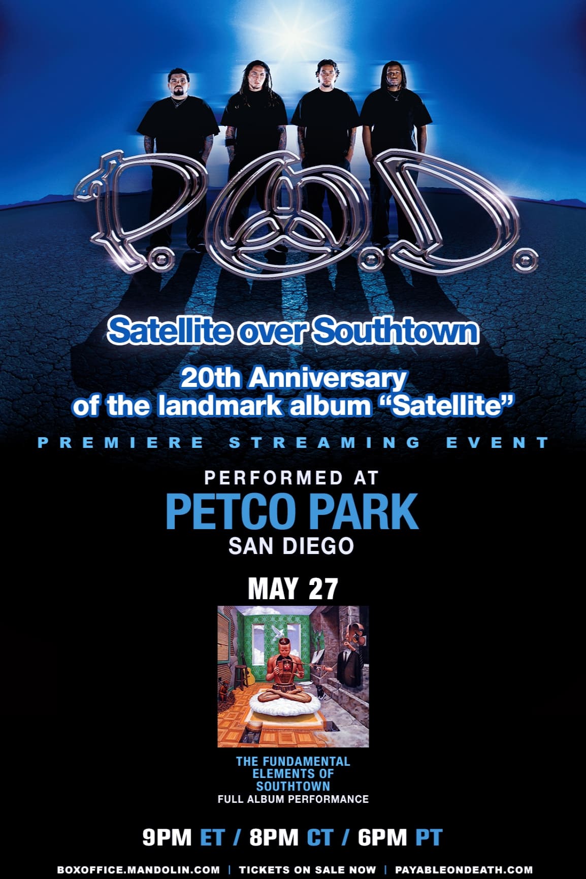 P.O.D. - Satellite Over Southtown: "Southtown" Full Album Performance