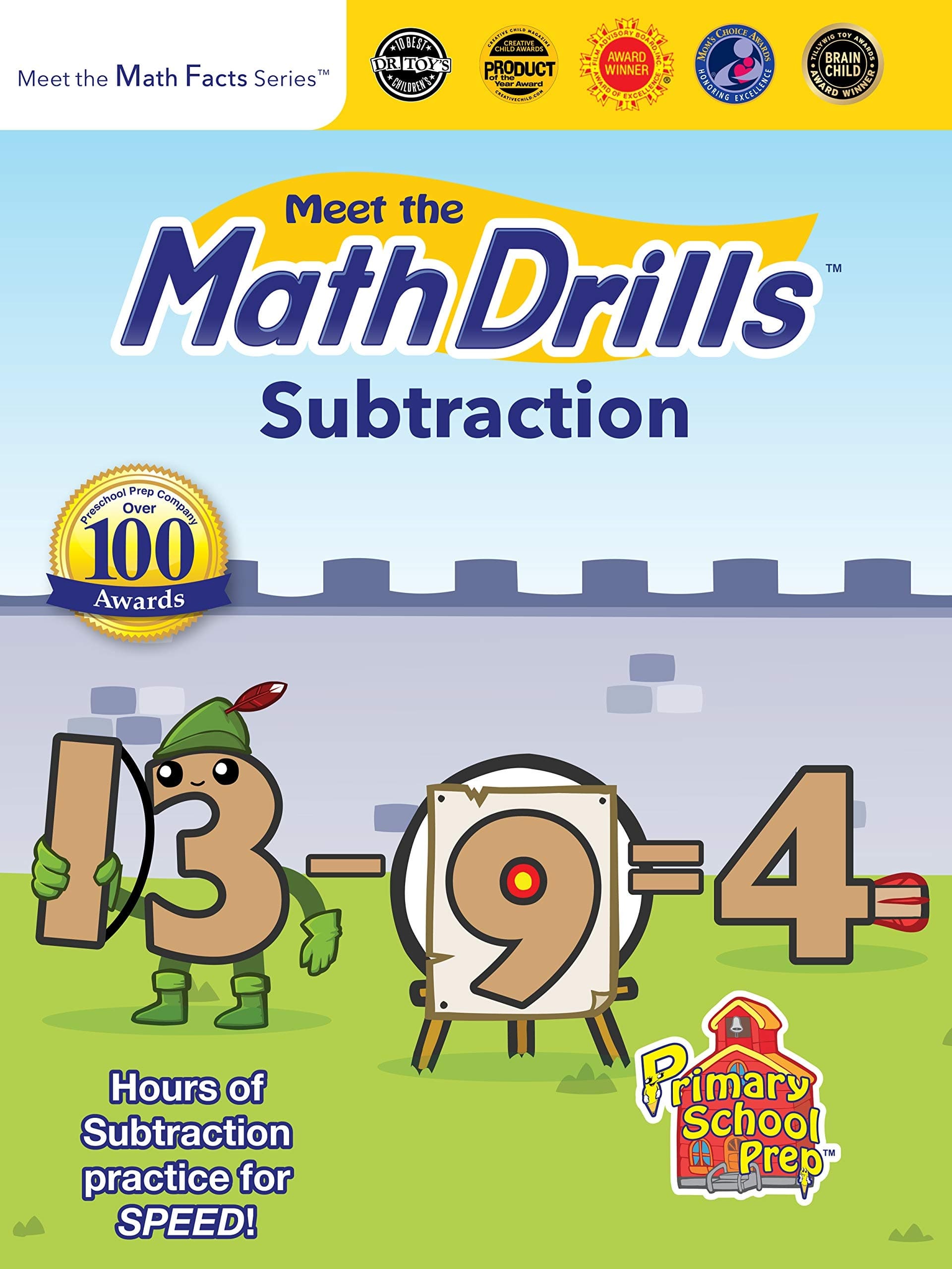 Meet the Math Drills - Subtraction