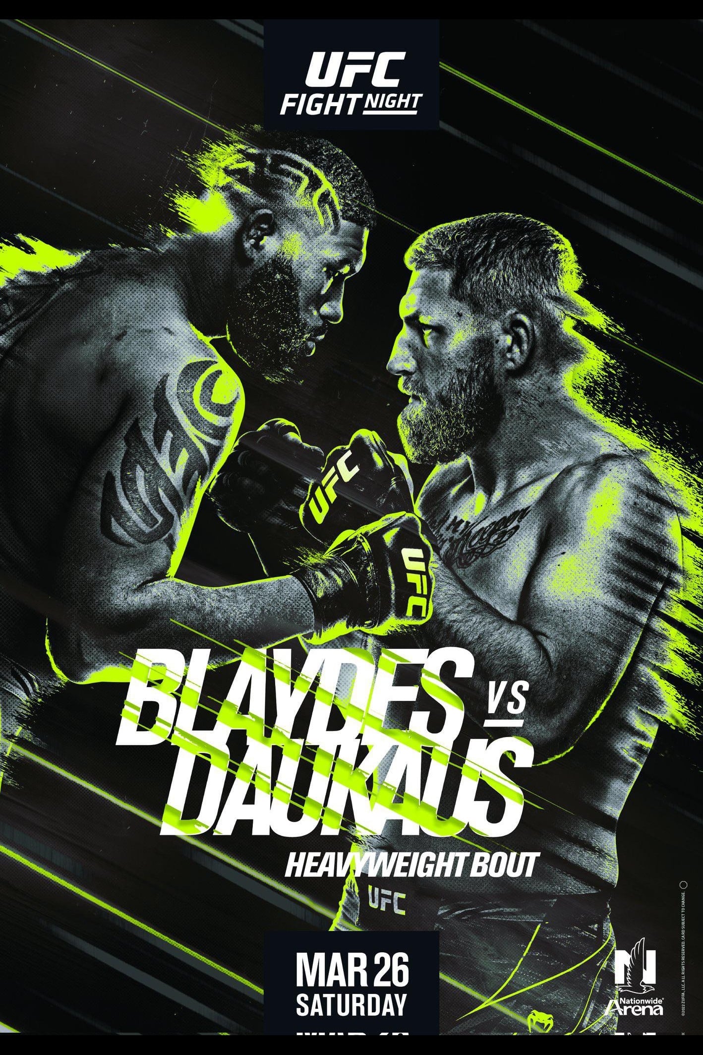 UFC Fight Night 205: Blaydes vs. Daukaus (2022)