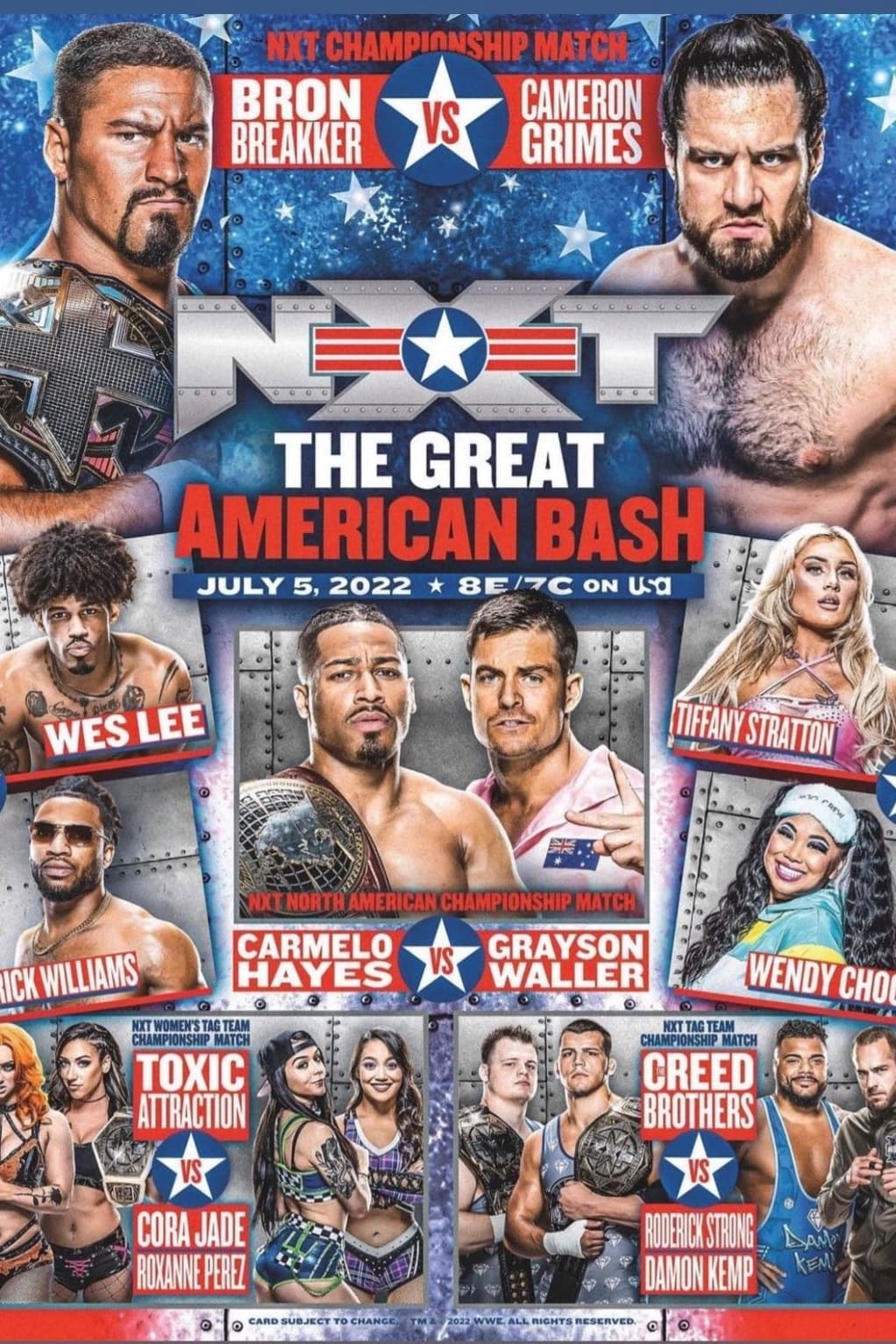 NXT Great American Bash 2022