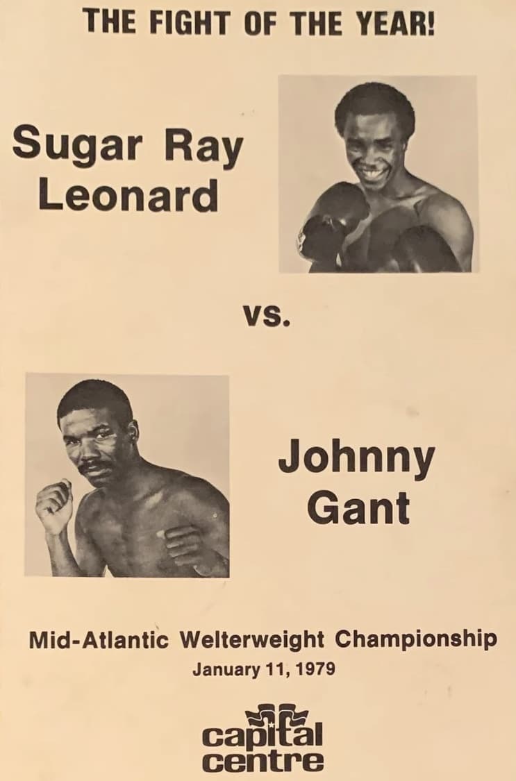 Sugar Ray Leonard vs. Johnny Gant