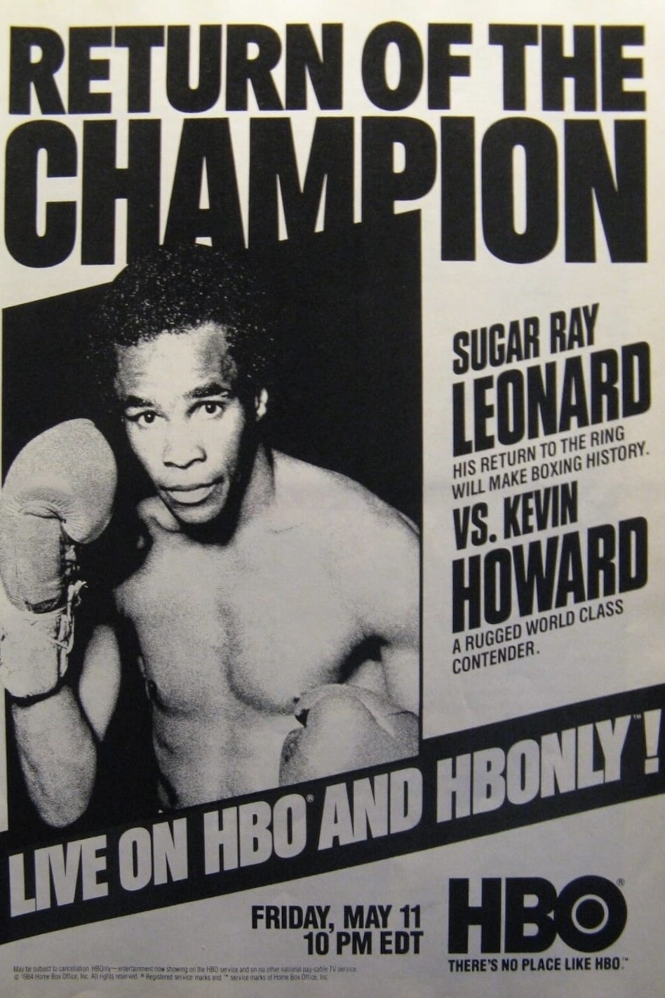 Sugar Ray Leonard vs. Kevin Howard