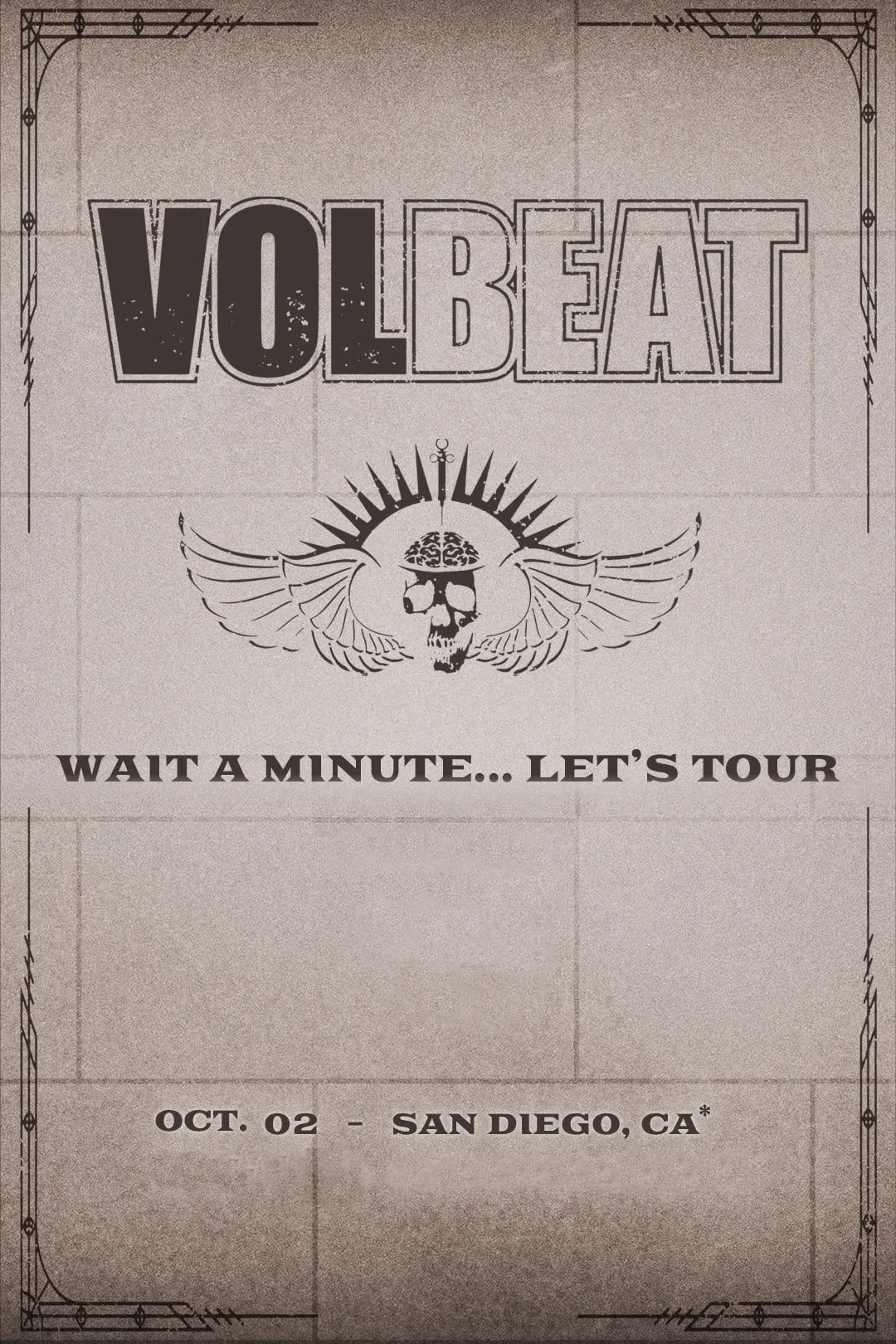 VOLBEAT - Wait A Minute… Let’s Tour! (Live in San Diego, CA)