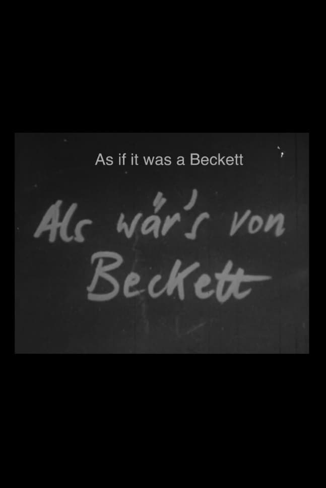 Als wär's von Beckett